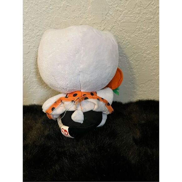 6" TY x Hello Kitty Jack-o-lantern Plush - Picture 3 of 3